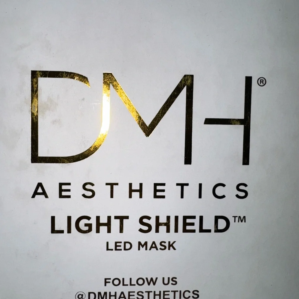 Light Shield Face Mask - Clear Shield with White Frame